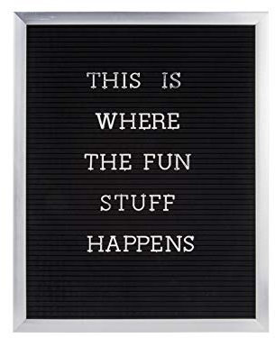 Present Time - Messageboard - MDF - Silber - Chrom - 40 x 50 x 2cm