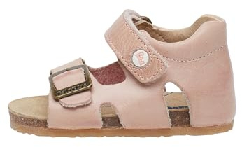 Falcotto Sandali in pelle con fibbia e strappo