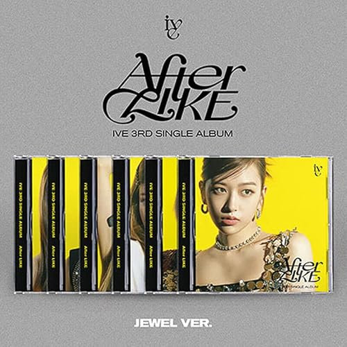 ( Jewel Case Version ) IVE AFTER LIKE 3rd Single Album ( LIZ Version. )+1ea Store Gift Card K-POP SEALED