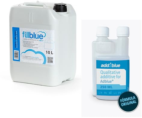 Adblue 10 litros con canula + Aditivo Anticristalización urea 2 en 1 Diesel 250ml