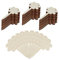 Relaxdays Pflanzenstecker, 100er Set, Garten & Kräuterbeet, Pflanzenschilder zum Beschriften, HxB 10x5,5 cm, Holz, natur