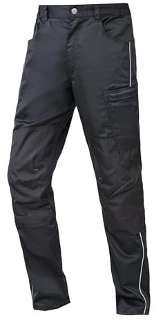 WORK IDEA Herren Stretch-Arbeitshose mit zahlreichen Taschen und Werkzeugtaschen