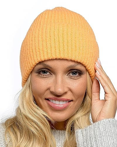 Undercover Weiche Damen-Deckenschals, Mütze - Orange, Einheitsgröße