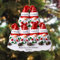 iDIY Personalisierte Weihnachtsdeko Familie - Personalisierte Weihnachtskugeln Names, Christbaumkugeln Selber Gestalten, 6 Zwerge