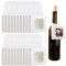Abbdbd 20pcs Kraft Paper Wine Bottle Box with Window Hanging Wine Bottle Gift Boxes Wine Candy Box Mini Charcuterie Boxes for New Year Wedding Parties
