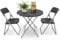 Sekey Balkonset 3 Teilig, Klappbar Balkonset Kleiner Balkon 2 Personen, Bistro Gartenmöbel Set Rattan Wetterfest, Belastbarkeit Klappstuhl 200KG & Klapptisch 50KG, Balkonmöbel Set Bistro
