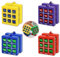 8 Pièces Porte-Clés Tic Tac Toe Kit, Porte Cle Plastique, Porte Clef pour Fille Garçon Cadeau de Fête (Rouges Bleus Jaunes Violets)