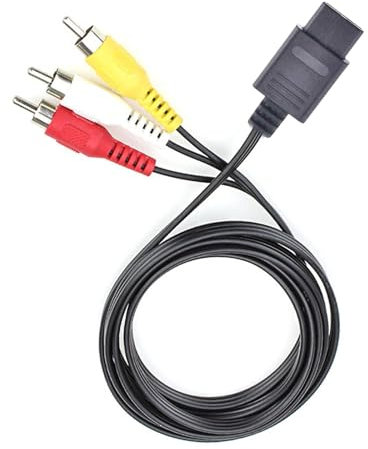 Cavo audio video AV TV da 1,8 m, cavo per console di gioco collegato al cavo TV per Nintendo 64/Super Famicom Console adattatore HDMI