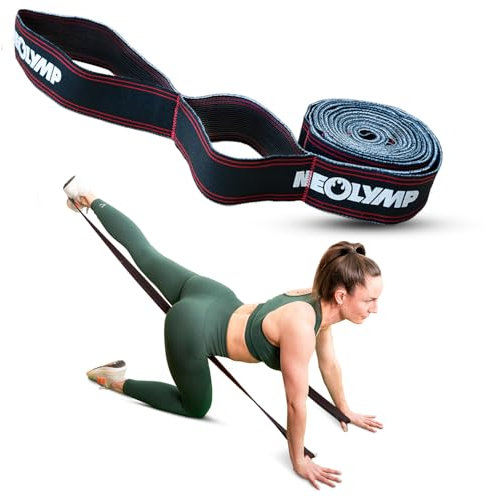 NEOLYMP Fitnessbänder Set – Widerstandsbänder mit Multianker – Krafttraining – Waschbar, langlebig – Resistance Bands, Gymnastikband, Fitnessband für Zuhause & Gym, Trainingsbänder
