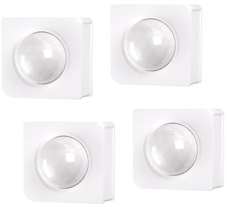 SONOFF SNZB-03 ZigBee Mini Motion Sensor, SONOFF ZigBee 3.0 Hub Required, Wireless Motion Detector Get Alerts or Trigger Lights to Turn on, Compatible with Alexa/Google Home (4 Pack)