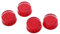 COOPHYA 4stücke Teiliges Set Rote Gitarrenknöpfe Für Lautstärke Und Ersatzteile Gitarre Einfache Installation Langlebiges Kunststoffmaterial