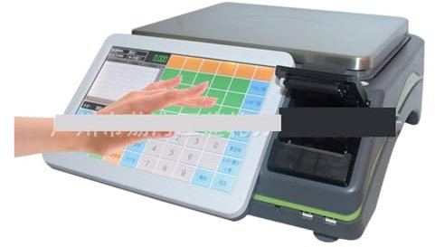 Registrierkasse, Wiegekasse Integrierte Maschine, Obst Und Trockenfrüchte Snacks Maocai Shop Registrierkasse Waage Eingebettete Wiegekasse, für Einzelhandel & Gastronomie All-in-One-System