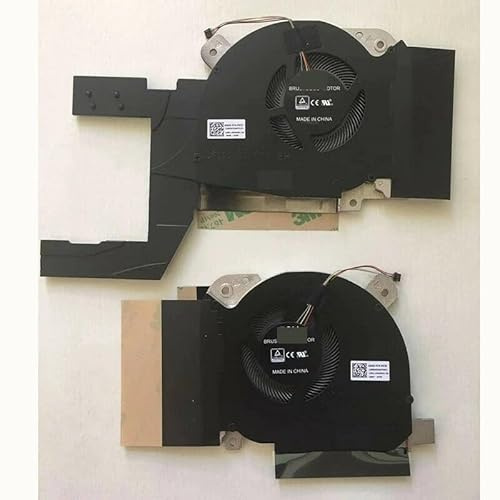 QWCOZSY Dissipatore per ROG Zephyrus GU501 GU501GS GU501G DC12V 1A DFS201312100T FKJ3 Radiatore a 4 Pin(CPU GPU Fan)