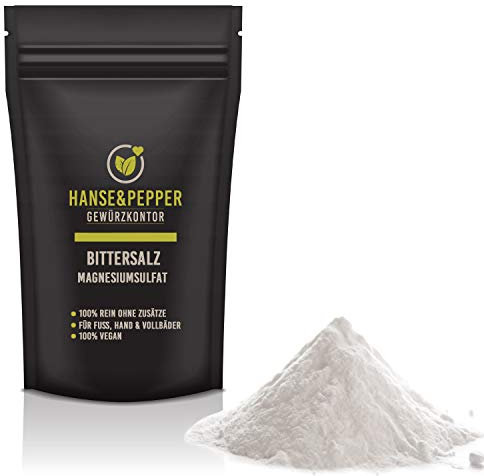 1kg Bittersalz Magensium Sulfat Epsomit MgSO4 Magnesiumsulfat-Heptahydrat MgSO4 x 7 H2O - Plus Serie
