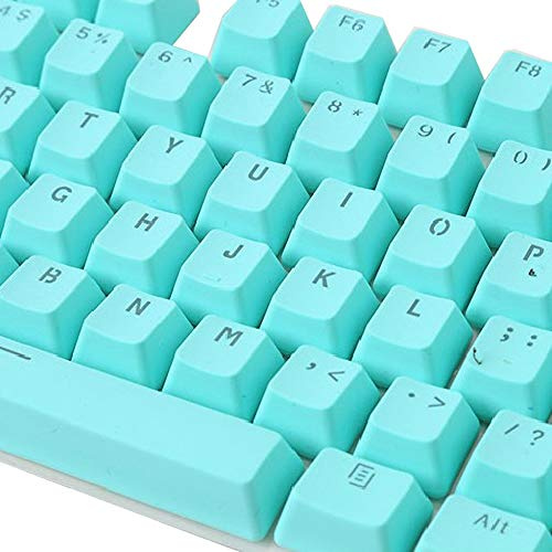 Benoon Tastenkappen, 106 Tasten PBT-Hintergrundkappen Mit Einfarbiger Hintergrundbeleuchtung Für Mechanische Tastatur Cyan