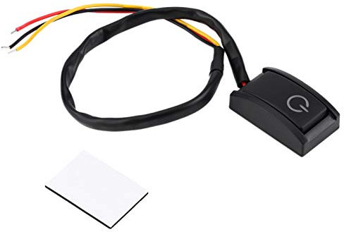 Schalter 12V Beleuchtet, 12V Schalter Wasserdicht Mini, Gehäuse Schalter, Mini Schalter Kfz, 12V Schalter Wohnmobil Einbau, Klebstoff-klebeschalter, Auto-DIY-klebeschalter Mit Weißem Led Licht