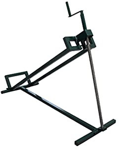 GREENSTAR - Cric À Vis - pour Tondeuses Autoportées - Levage Latéral - avec Système De Vérouillage - Graisseur Intégré - Capactité Max. 400kg - Empattement 105 cm