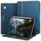 KingBlanc for iPad Mini 7 (A17 Pro) Case, iPad Mini 7th/6th Generation Case (2024/2021 8.3-inch) with Pencil Holder, PU Leather Stand Cover, Auto Sleep/Wake, Multi-Angle for Viewing/Typing, Blue