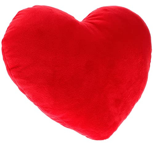 Cuscino Cuore Peluche Rosso 40cm, Decorazione Romantica Per San Valen tino, Regalo Per Matrimonio, Casa, Festa
