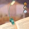 Gritin Lampe de Lecture Rechargeable, 9 LED Liseuse Lampe Clip, Gradation Progressive & 3 Modes Protection des Yeux, 360° Cou Flexible, Indicateur, Longue Travail pour Lire au Lit-Vert Foncé