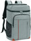 Mochila Nevera Isotermica Bolsa Refrigeradora Equipo Térmico Impermeable para Mantener Frío Caliente Comidas y Bebidas para la Playa Verano Camping Picnics Senderismo (18 litros Gris)