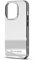 IDEAL OF SWEDEN Durchsichtige Handyhülle mit erhöhten Kanten und Nicht vergilbenden Materialien, fallgetesteter Schutz mit Spiegel Finish, kompatibel mit iPhone 14 Pro (Mirror Silber)