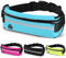 DORNNA® Riñonera Running para Hombre y Mujer, Riñonera Impermeable Deportiva o Viaje, Cinturón Elástico y Ajustable. (Azul)