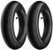 LAXEEM 2 Stück 33 x 12,7 - 15,2 cm Innenschläuche, 13 x 12,7 - 15,2 cm, Reifenschlauch mit gebogenem TR87-Ventilschaft für Rasierer Dirt Quad (Versionen 1-18) Go Kart ATV Hoftraktor Schneefräse