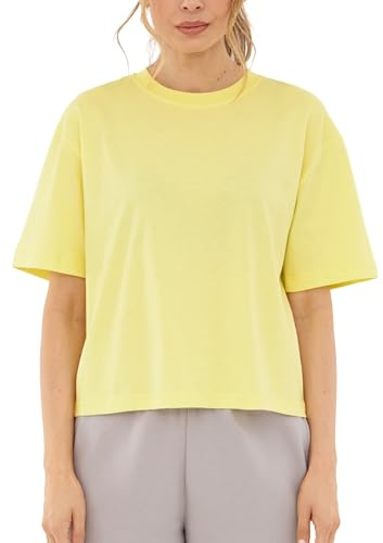 Johnny Urban Cropped Shirt Damen und Herren - Zoey - Kurzes Top aus Baumwolle - Crop Shirt Kurzarm - Basic Tshirt für Sommer