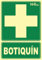 IberNorma SPB108 Señal Botiquín 21x30cm Clase B D≤10m PVC Luminiscente Homologada nueva UNE 23034:2023 (Clase B)