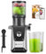 AMZCHEF 200W Extracteur de Jus Pression à Froid - Extracteur de Jus 108MM Grande Goutière pour Fruits et Légumes Entiers - Extracteur Jus Lent Anti-goutte, Fonction Inverse et Filtre Double Couche