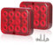 SPARKMOTO Piloto Antiniebla Trasero Rojo LED Para Remolque - Luz Posterior Homologada, Sumergible, 12V
