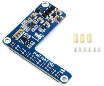 Waveshare Power Over Ethernet HAT (G) Expansion Board for Raspberry Pi 5,POE HAT for Raspberry Pi 5, 802.3af/at-Compliant,5V 5A Output