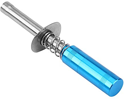 POENVFPO RC-Zünder, Hochfeste Aluminium-Motorzünder-Glühkerze für HSP 1/10 RC-Autoteile (Blue)