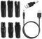 7 PCS 5V USB Netzkabel Rasierer Kabel USB Adapter Set Ladekabel Adapter Set für Alle Arten von Rasierern Elektrischen Pflegegeräten Haarschneidern Luftreinigern und Anderen Ladekabeln