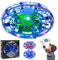 Fliegendes Spielzeug, Mini Drohne Fliegender Ball für Kinder Erwachsene, Infrarot Induktion Handgesteuerter Hover Flying Ball mit LED Lichtern, Drohne Spielzeug Geschenke für Jungen Mädchen, Blau