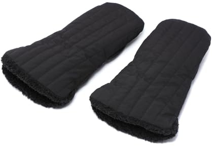 Handmuff Praktischer Handwärmer, einfarbig, Plüschfutter, warme Handschuhe für Kinderwagen, Wagen