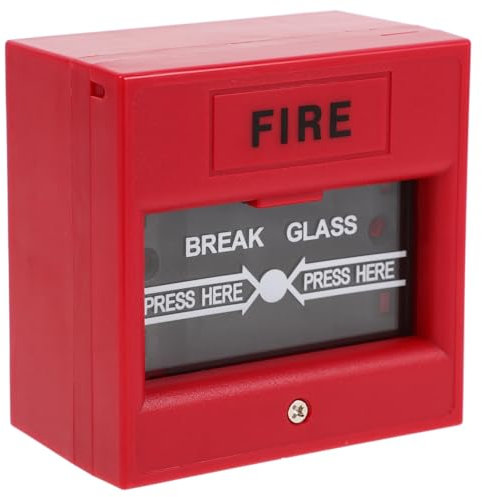 jojofuny Glasbruchalarm Für Feueralarm Glasbruch Roter Nottüröffner Zu Hause