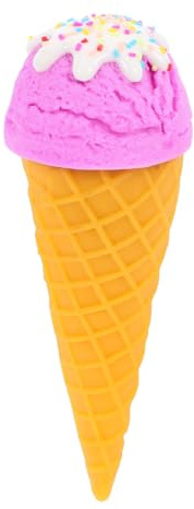 MAGICLULU Künstliche Eistüte Modell Aus Kunststoff 6 Zoll Realistische Eiscreme Deko Für Küche Schrank Schaufenster Fotografie Requisite