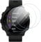 Buoluoioir 3 Piezas Protector de pantalla para Garmin Forerunner 55/45/45S/245, Dureza 9H HD Película Protector de Cristal Templado,Cubierta Protector Reloj libre de burbujas