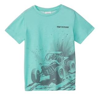 s.Oliver T-Shirt aus Baumwollmix mit Frontprint