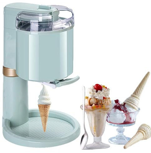 1000ml Fabricante de Helados, Hecho rápidamente en 10 Minutos, Aislamiento automático Durante 6 h, para Yogurt congelado, Sorbete, Bebidas