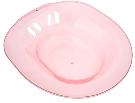 POPETPOP Sitzbad für Frauen und Schwangere aus Kunststoff mit Ergonomischem Design und Breiter Sitzfläche zur Hämorrhoidenpflege und Postpartum Anwendung im Haushalt