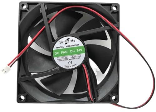 90MM Computer case fan， YM2409PST1 24V 0.35A 9CM 9025 2-wire welding machine cooling fan