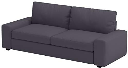 HomeTown Market Der strapazierfähige KIVIK Sofabezug kompatibel mit IKEA Kivik Sofa kompatibel. Nur Schonbezug (Polyester Gray 3 Sitze)