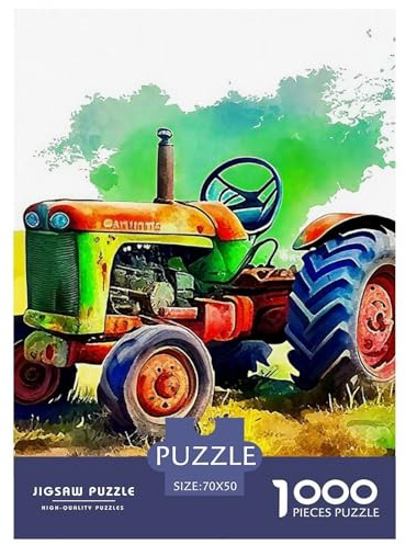 Traktor Puzzle 1000 Teile Puzzlespiel Rätsel Familienspiel Für Erwachsene Und Kinder Ab 12 Jahren Für Freunde Geschenke Traktor