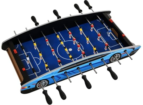 HOMCOM Mini Tabletop Football Foosball Gaming Table 74.5L x 36.1W x 12H CM