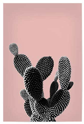 artboxONE Poster 120x80 cm Floral Cacti Collage hochwertiger Design Kunstdruck - Bild kaktus pflanze sukkulente