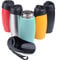 VIVAGLORY Dog Water Bottle, Pet Drinking 750ml Portable & Leakproof Stainless Steel Dog Travel Water Bottle Bowl with Large Trough for Walking & Hiking, Mint Green