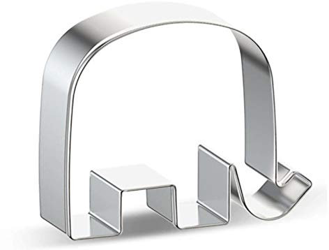 WDYJMALL - Stampo per biscotti a forma di elefante, C
